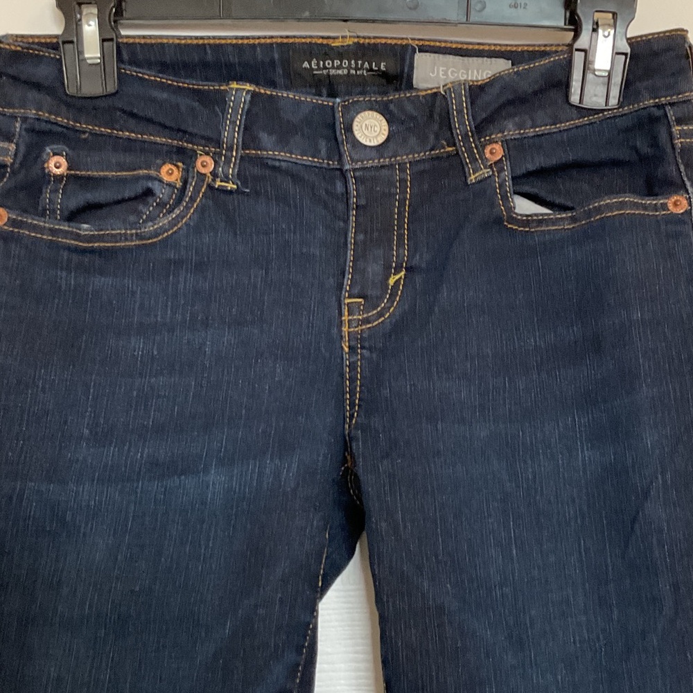 Aeropostale Women's Deep Indigo Skinny Jeans, size 6, perfect new condition. - Picture 1 of 10